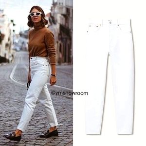 Mango White Women's Jeans